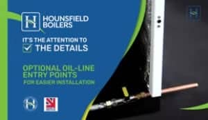 Optional Oil Line Entry Points Life Long Flexible Oil Line Hounsfield Boilers