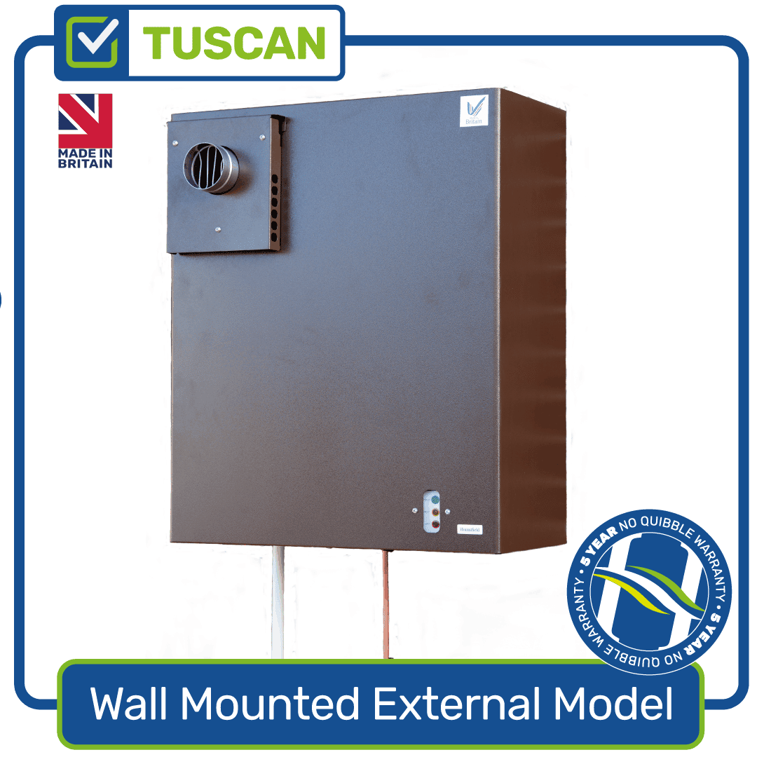 Tuscan Wall-Mounted External Oil Boiler Hounsfield Boilers