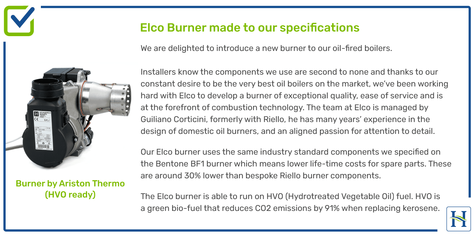 Elco Burner in Hounsfield Boilers