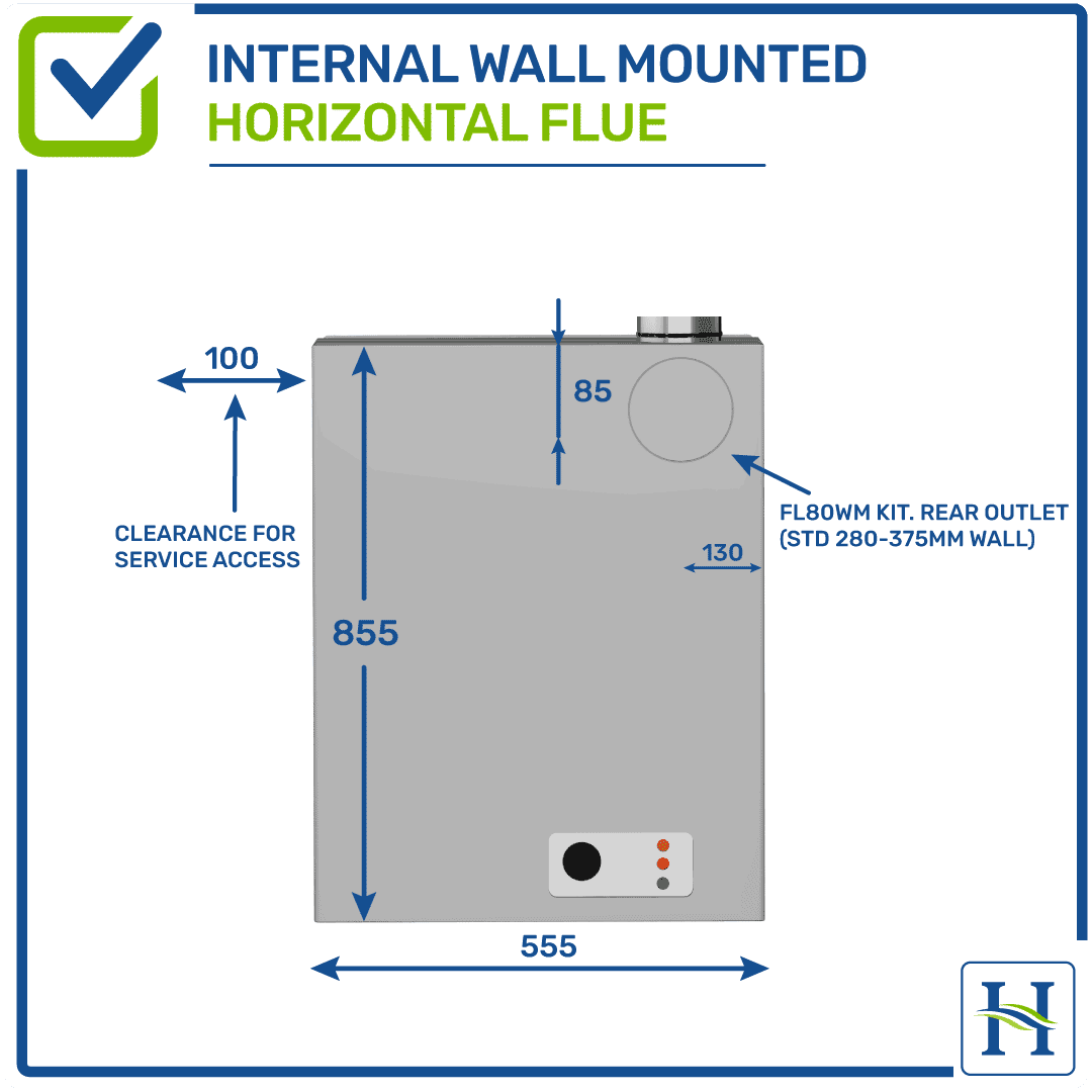 Internal Wall Boiler Horizontal Flue Options Hounsfield Boilers