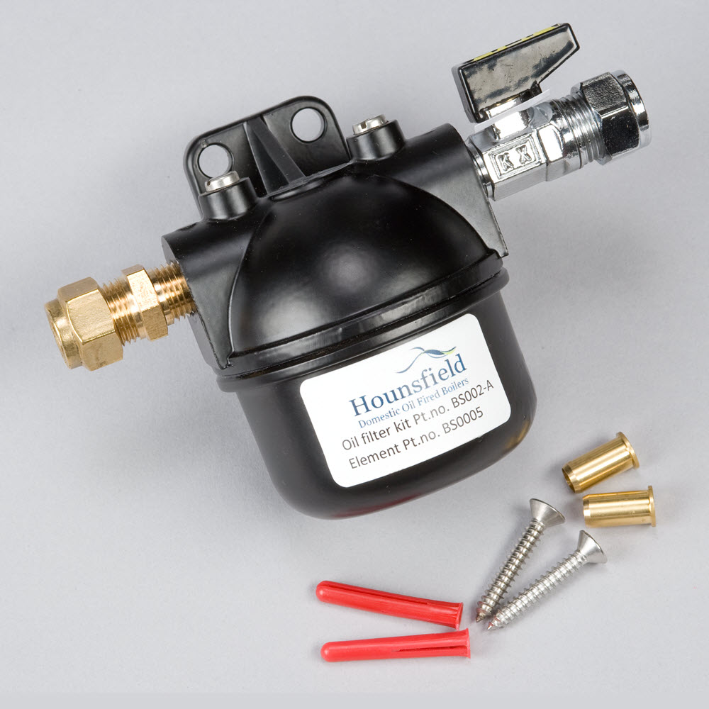 Oil Filter Kit 10mm Swaged Fittings Hounsfield Boilers