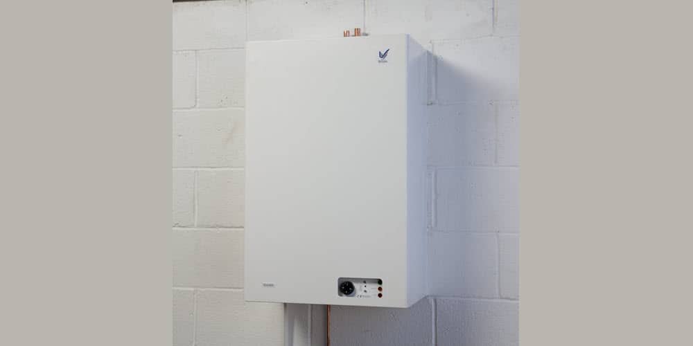 kitchen wall mounted central heating boiler