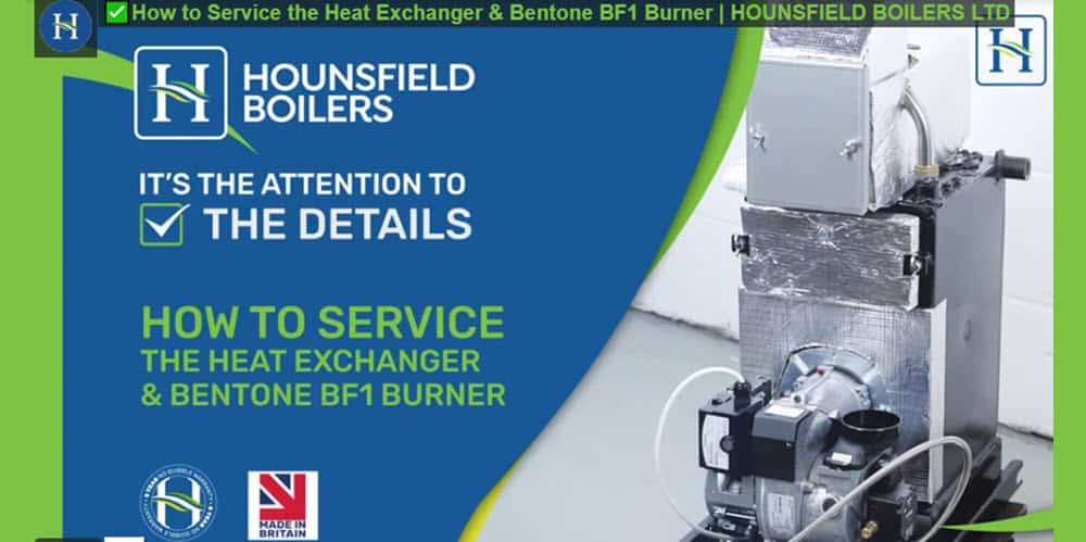 how to service the heat exchanger in Hounsfield boilers