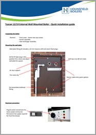 external wall mounted boiler brochure
