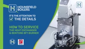 How to Service the Heat Exchanger & Bentone BF1 Burner, Hounsfield Boilers