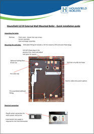 WI0025 External wall mount Installation guide- Hounsfield Boilers