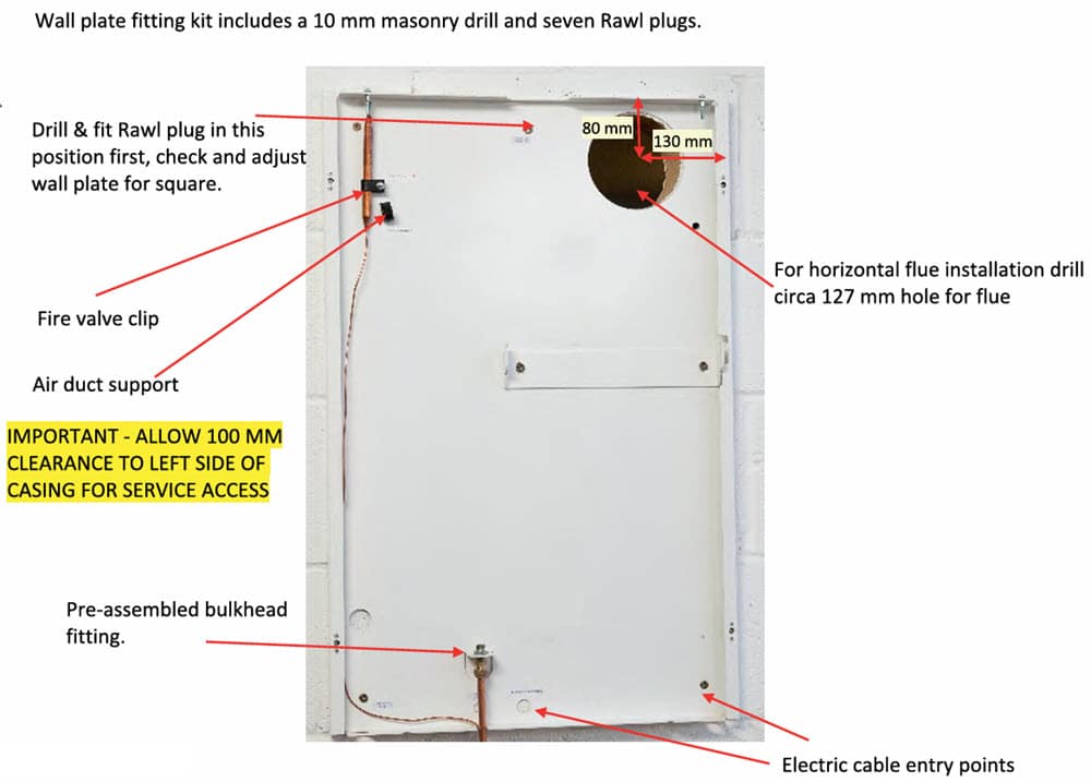 Hounsfield 12 19 Internal Boiler wall mounted plate