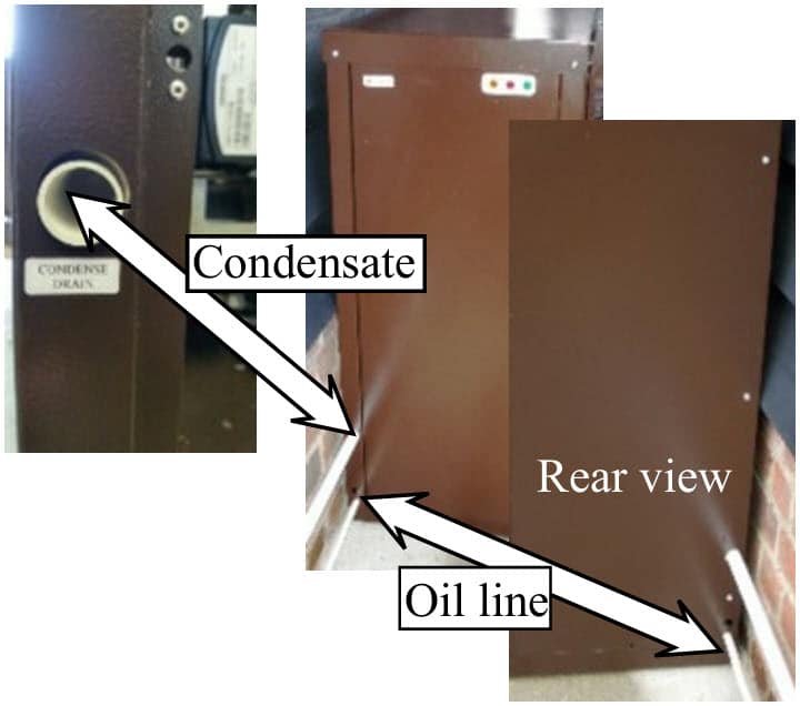 hounsfield external floor standing boiler water oil connections 3